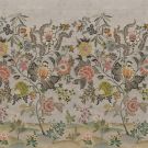 Brocart decoratif grasscloth sepia