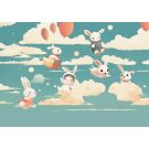 BUNNY SKY ADVENTURE MURAL