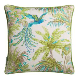 Samana Bird Of Paradise Cushion - Multi Colour Wallpaper