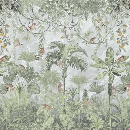 Monkey Forest Mural
