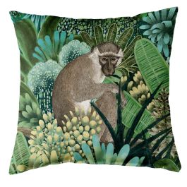 Tropical Jungle Cushion - Green Wallpaper
