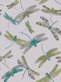 Dragonfly Dance - Green Wallpaper