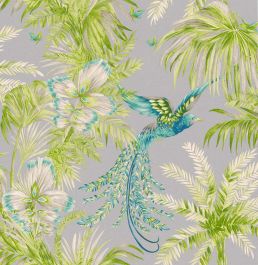 Bird of Paradise - Silver Wallpaper