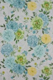 Duchess Garden  - Aqua & Blue Wallpaper