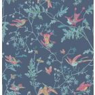 Hummingbirds - Aqua & Blue Wallpaper