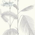 Palm Leaves - Grey Wallpaper