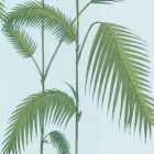 Palm Leaves - Aqua & Blue Wallpaper
