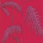 Palm Leaves - Pink & Purple Wallpaper