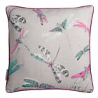 Samana Dragonfly Dance Cushion - Multi Colour Wallpaper