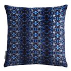 Samana Mustique Cushion - Aqua & Blue Wallpaper
