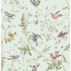 Hummingbirds Cotton Fabrics - Green