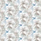 Bird of Paradise Fabric - Blue