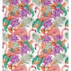 Flamingo Club Fabric - Multi colour