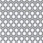 Hicks' Hexagon - Natural, Ivory & White Wallpaper