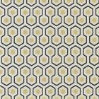 Hicks' Hexagon - Brown & Beige Wallpaper