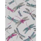 Dragonfly Dance - Pink & Purple Wallpaper