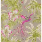 Bird of Paradise - Pink & Purple Wallpaper
