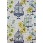 Orangery - Aqua & Blue Wallpaper