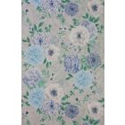 Duchess Garden  - Aqua & Blue Wallpaper