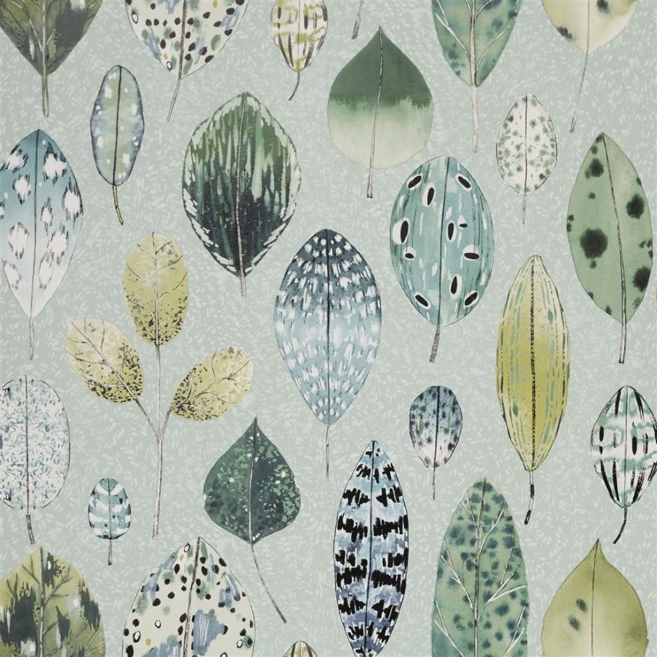 Tulsi - Aqua & Blue Wallpaper