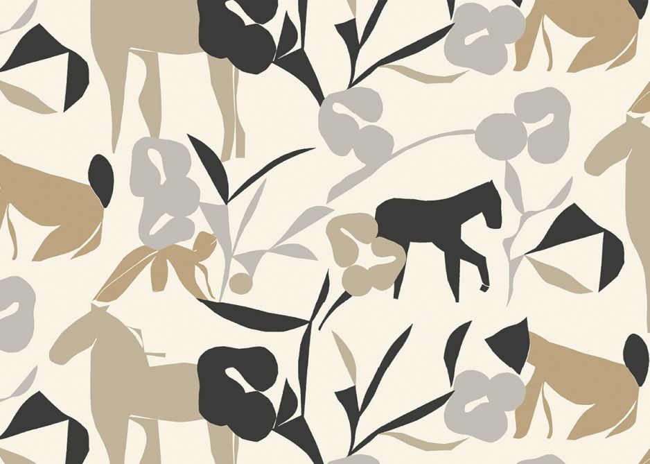LAIDUN - Brown & Beige Wallpaper