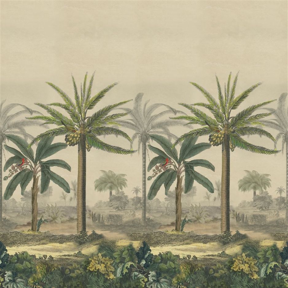 Palm trail scene 2 sepia