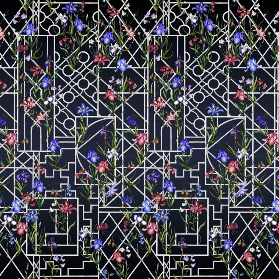 Fretwork garden panoramic