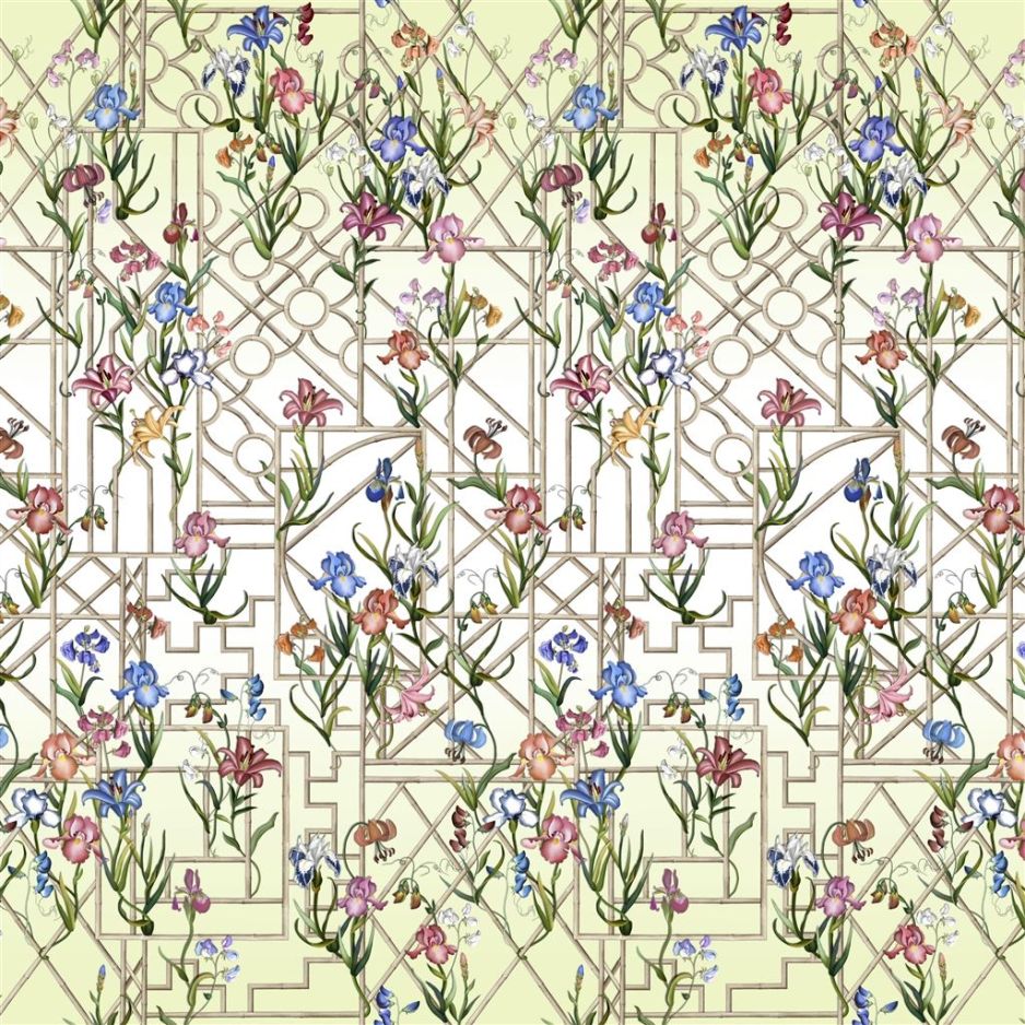 Fretwork garden panoramic