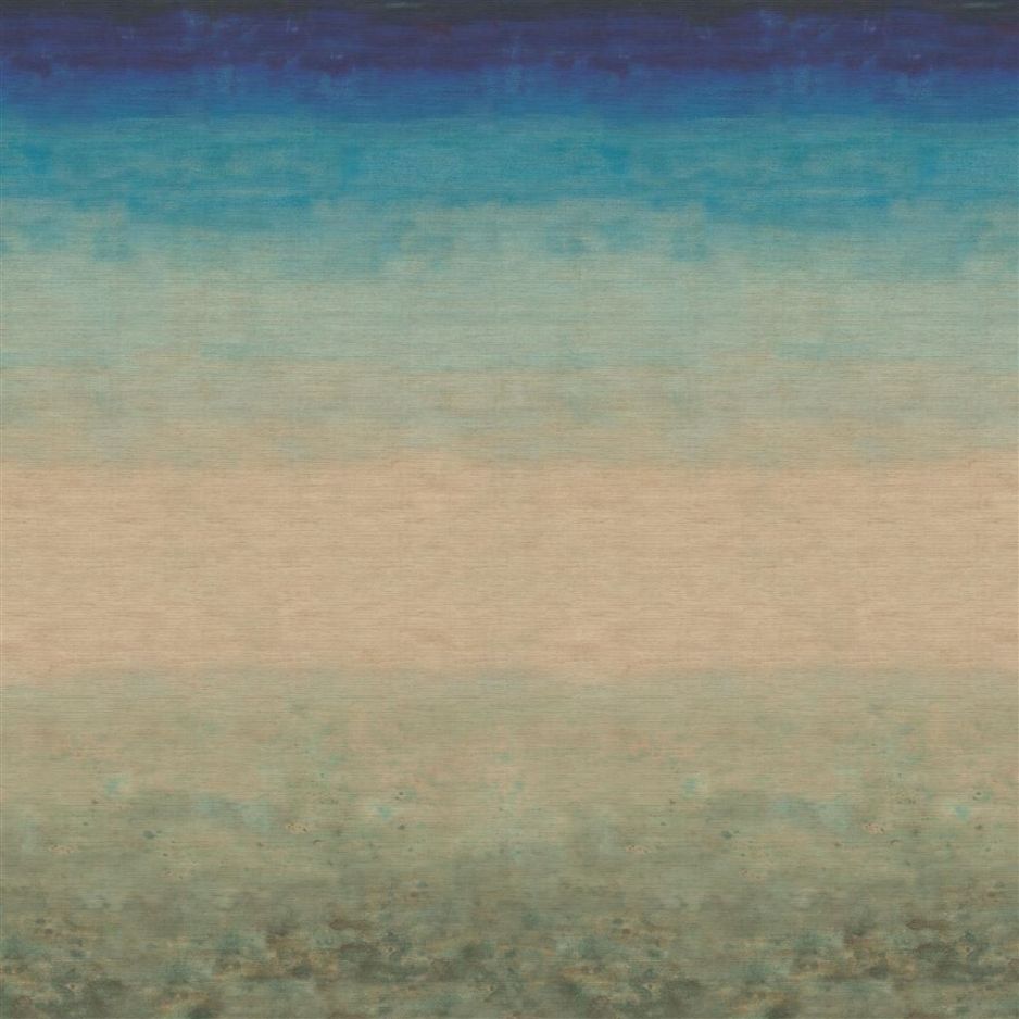 Scene aquarelle grasscloth