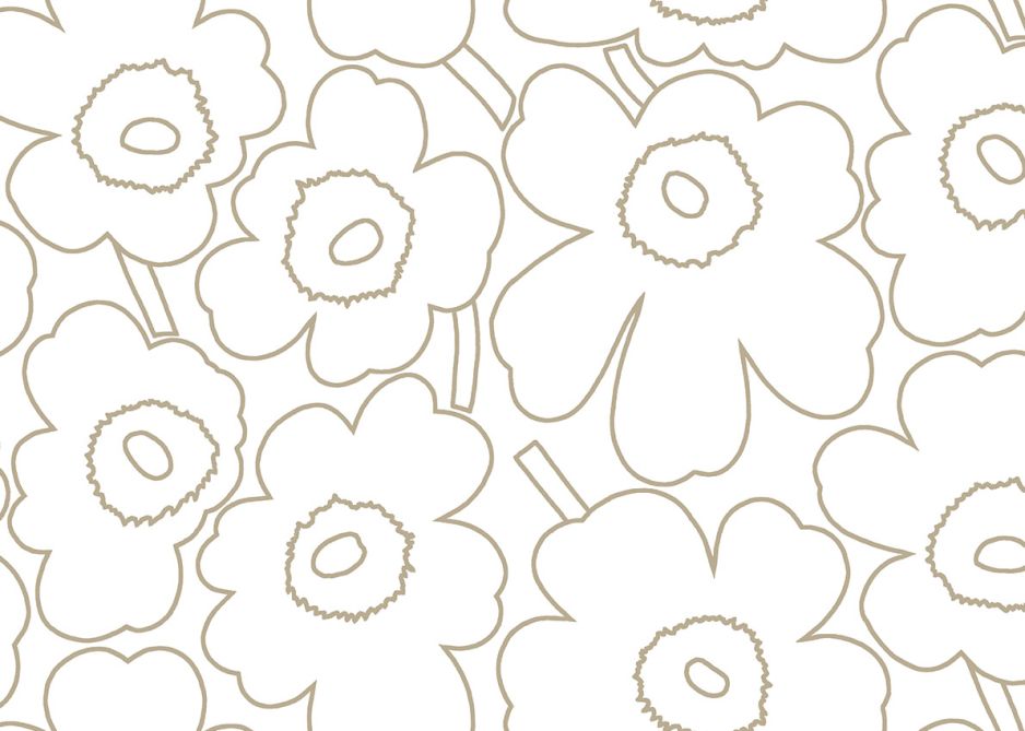 PIIRTO UNIKKO - Brown & Beige Wallpaper