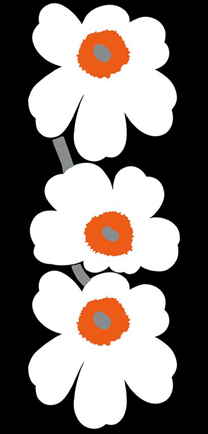 UNIKKO 60th Anniversary Mural - Black Wallpaper