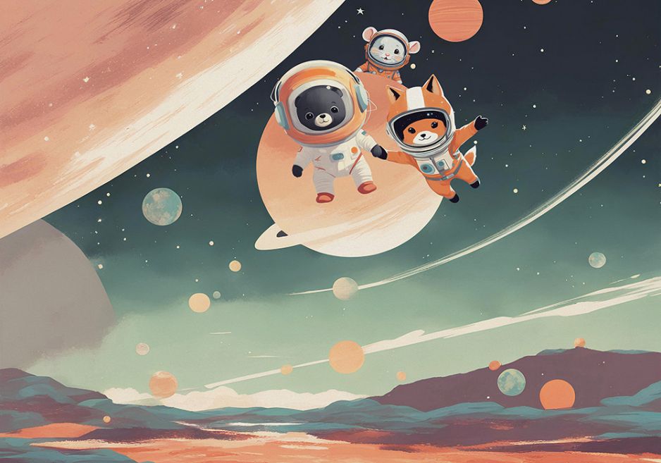 SPACE PLAY MURAL