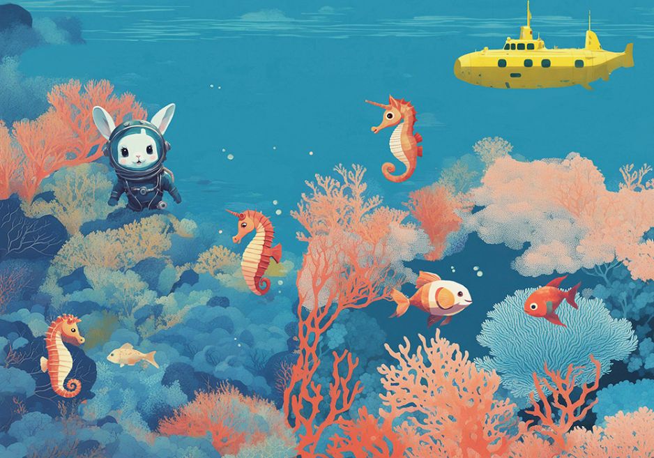 UNDERWATER ADVENTURE MURAL