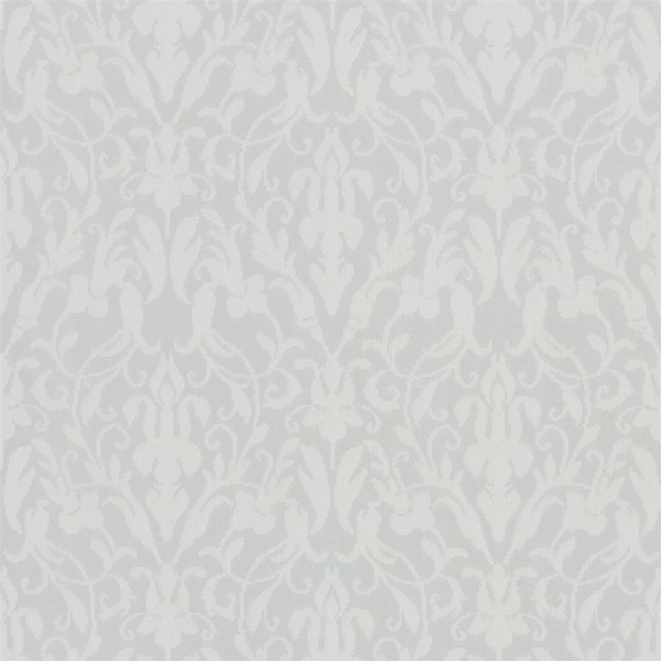 Speakeasy damask - Aqua & Blue Wallpaper