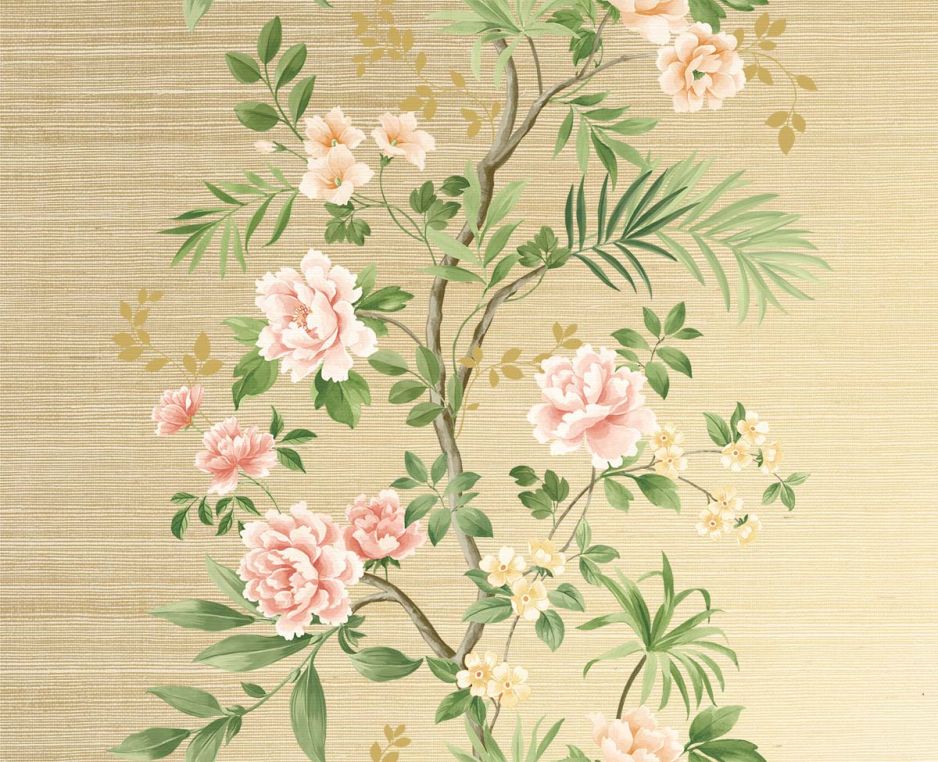 CHAEHWA BRANCH Grasscloth / Foil