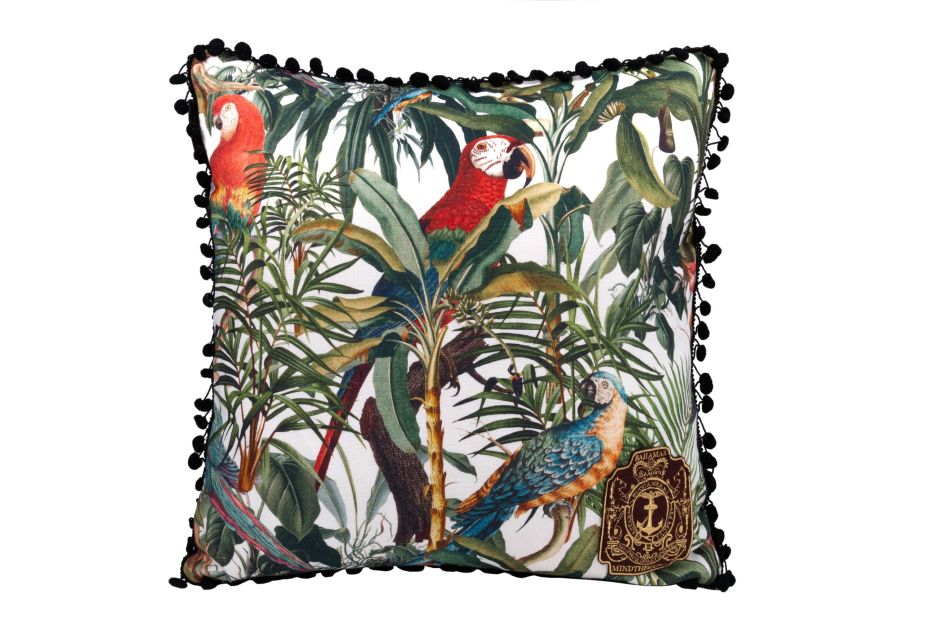 Parrots of Brazil cushion
