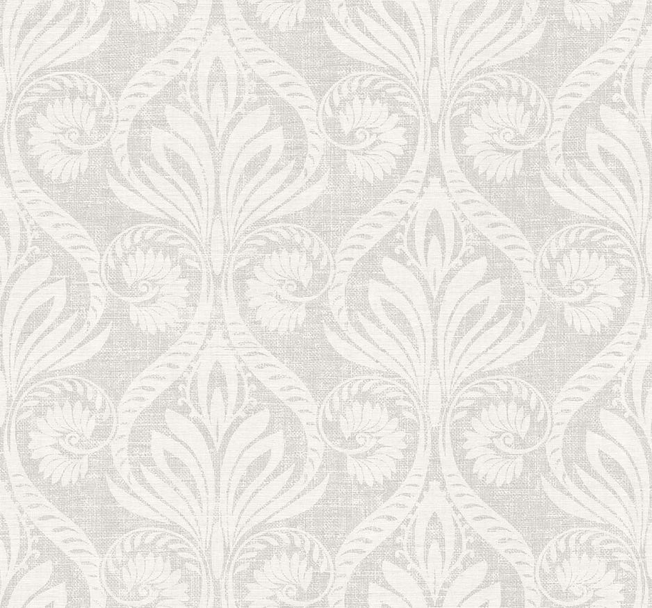 Shades of White Damask Vinyl