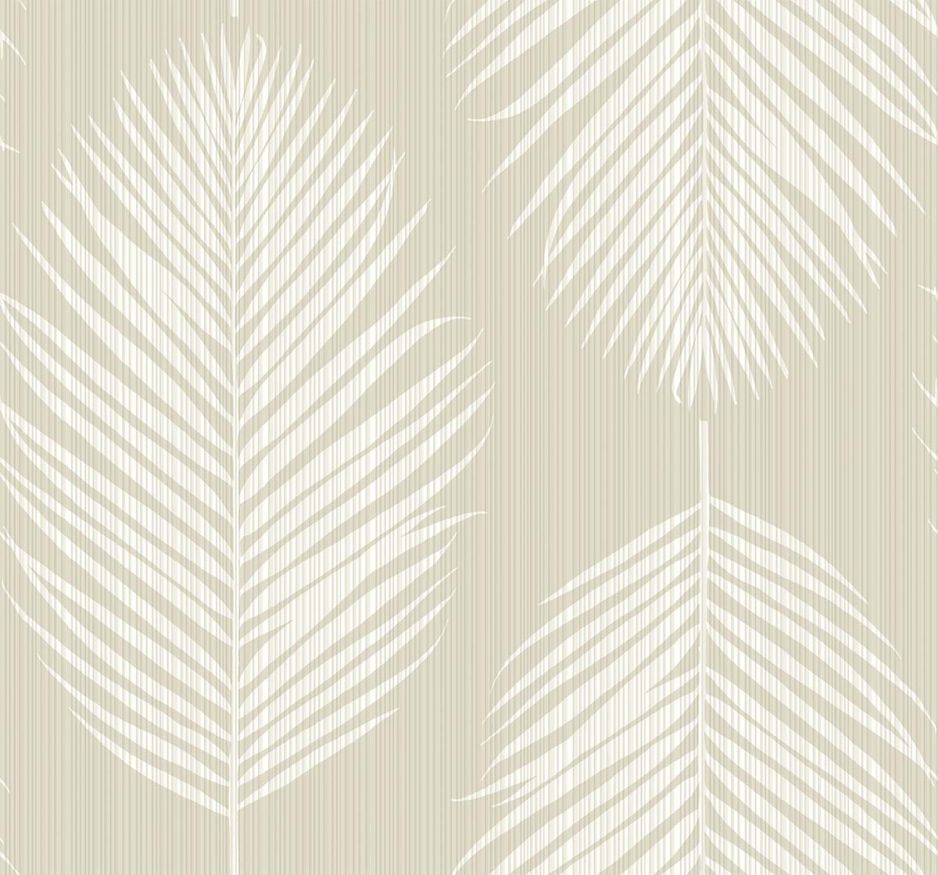 Shades of White Palm Leaf